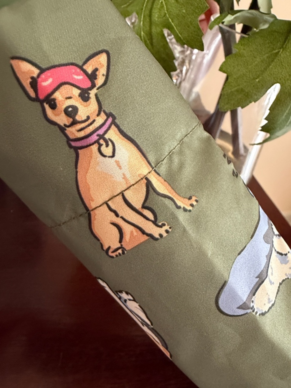 NWT Vera Bradley compact automatic folding umbrella in Dog Park - Picture 6 of 7